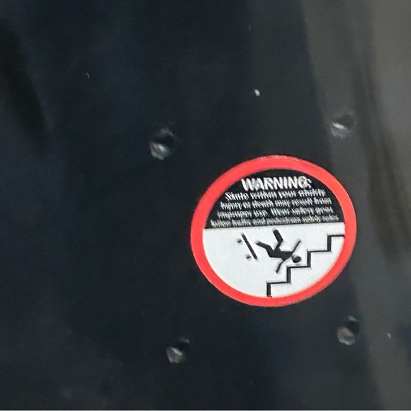 Vintage 2000s Bam Margera Maple Wood Black Heartagram Skateboard Skate Deck 7.5” - Picture 6 of 6